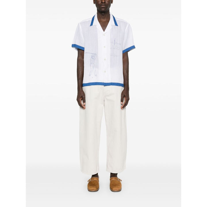 Bode Camicie - Bianco, Blu | Wanan Luxury