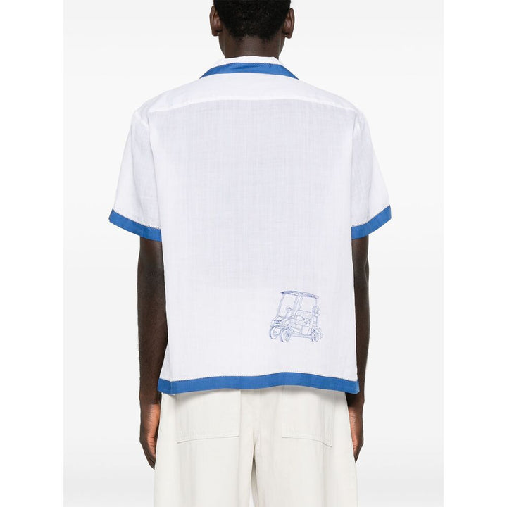 Bode Camicie - Bianco, Blu | Wanan Luxury