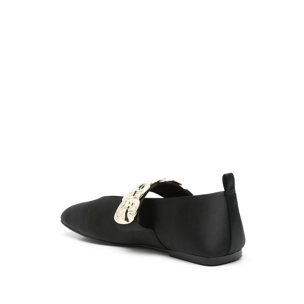 Stine Goya Ballerine - Nero | Wanan Luxury