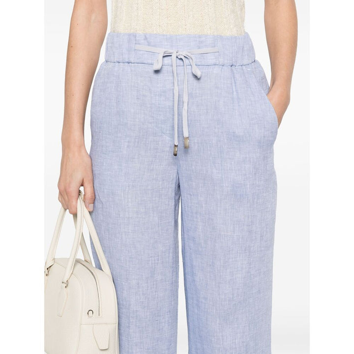 Peserico Pantaloni - Blu | Wanan Luxury