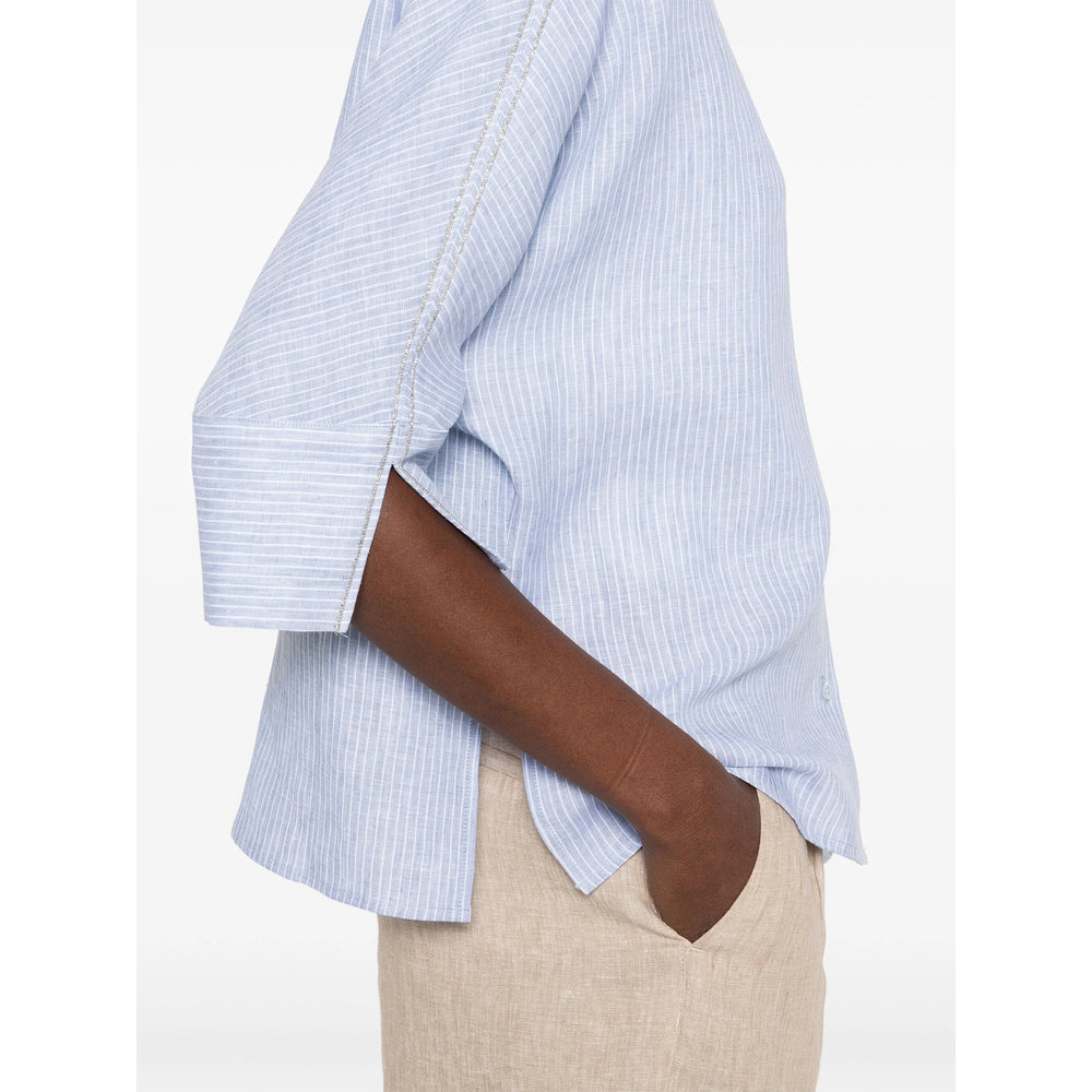 Peserico Camicie - Blu, Bianco | Wanan Luxury