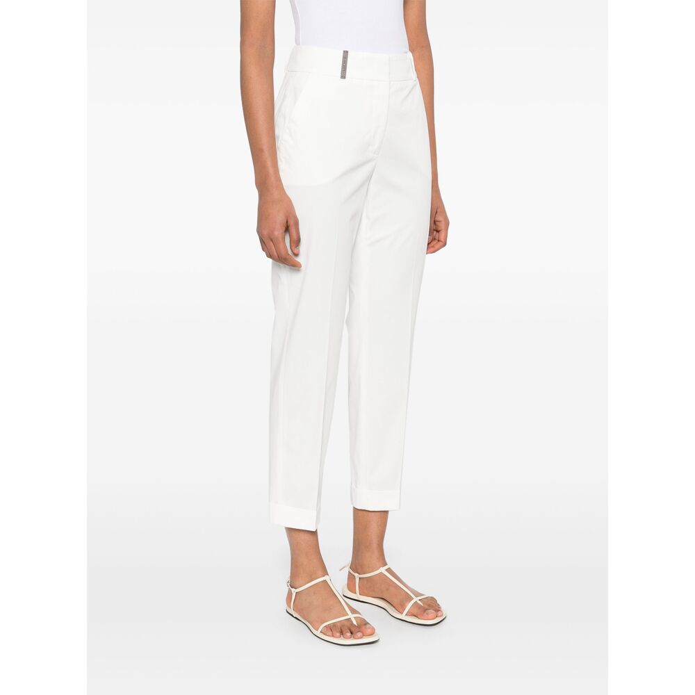 Peserico Pantaloni - Bianco | Wanan Luxury