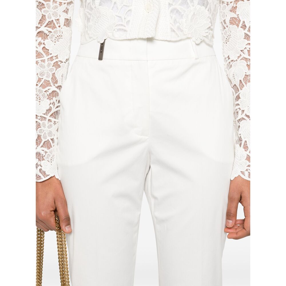 Peserico Pantaloni - Bianco | Wanan Luxury