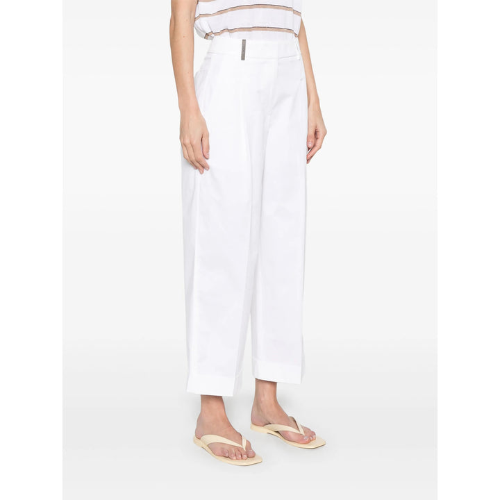 Peserico Pantaloni - Bianco | Wanan Luxury