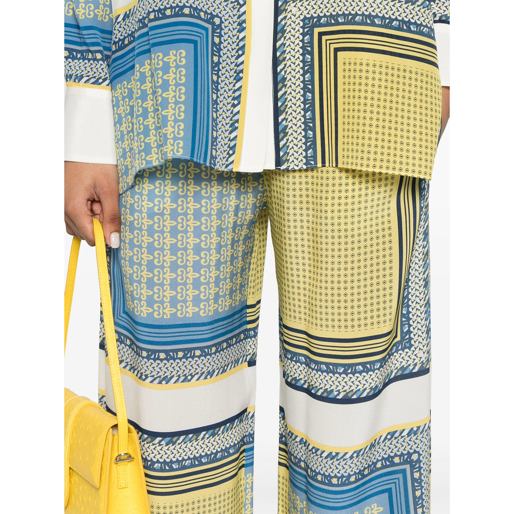 Antonelli Pantaloni - Giallo, Blu | Wanan Luxury