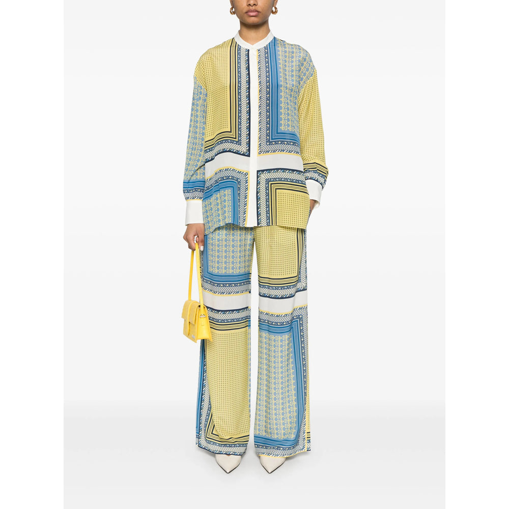 Antonelli Pantaloni - Giallo, Blu | Wanan Luxury