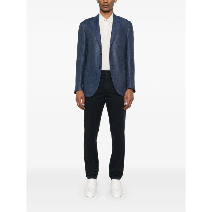 Canali Pants - Blue | Wanan Luxury