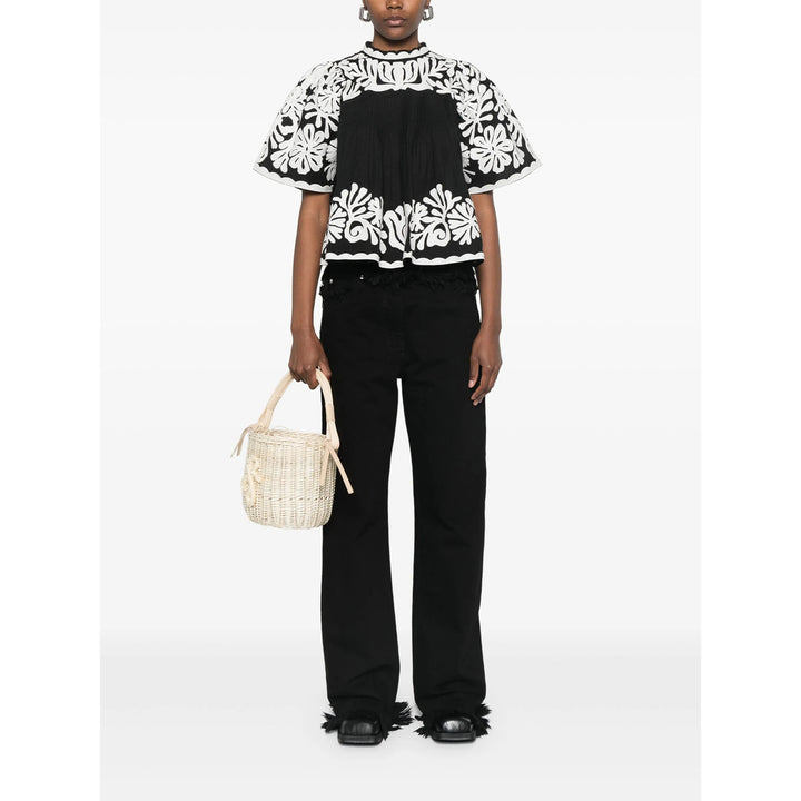 Sea Top - Nero, Bianco | Wanan Luxury
