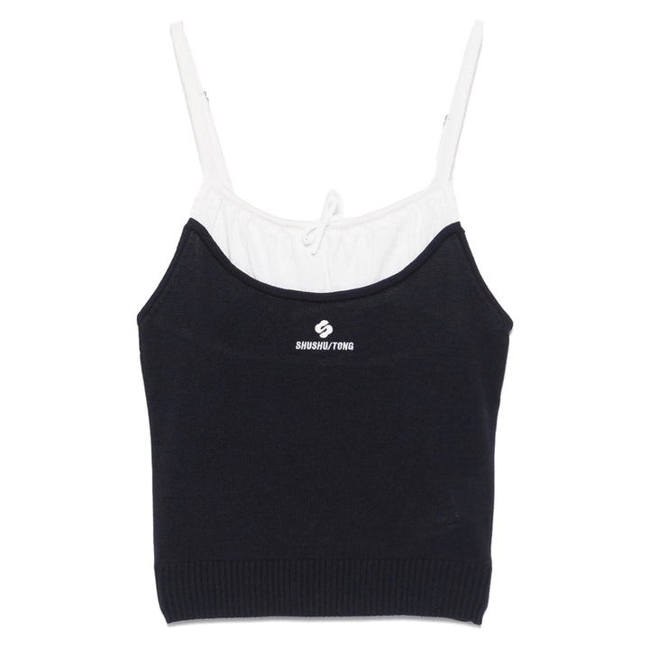 Shushu/Tong Top - Blu, Bianco | Wanan Luxury