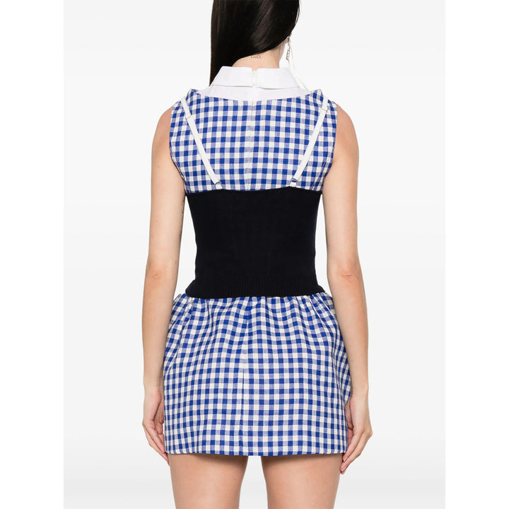 Shushu/Tong Top - Blu, Bianco | Wanan Luxury