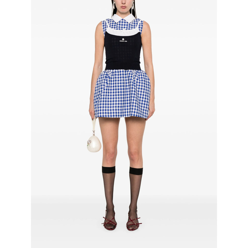 Shushu/Tong Top - Blu, Bianco | Wanan Luxury