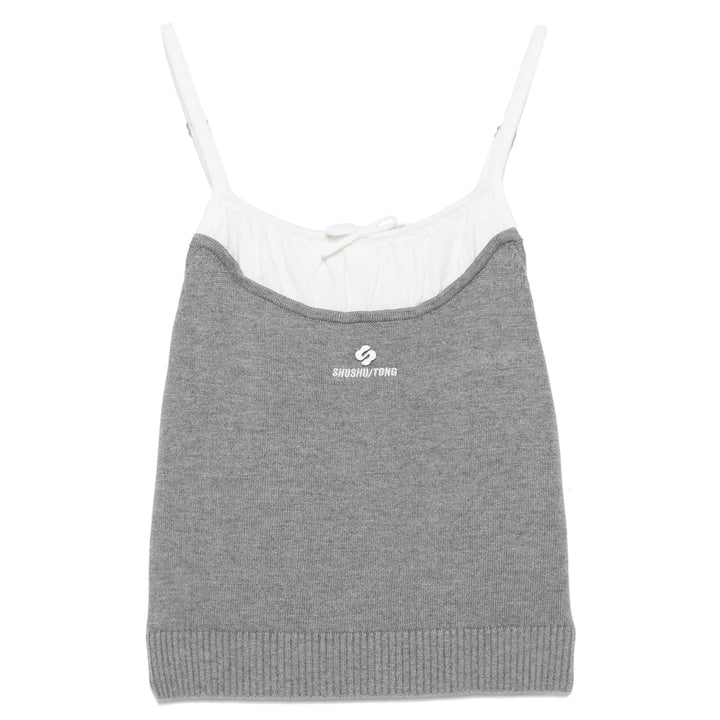 Shushu/Tong Top - Grigio, Bianco | Wanan Luxury