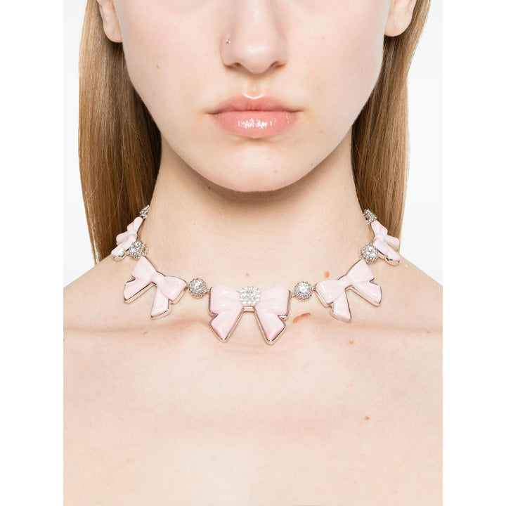 Shushu/Tong Necklaces - Silver, Pink | Wanan Luxury