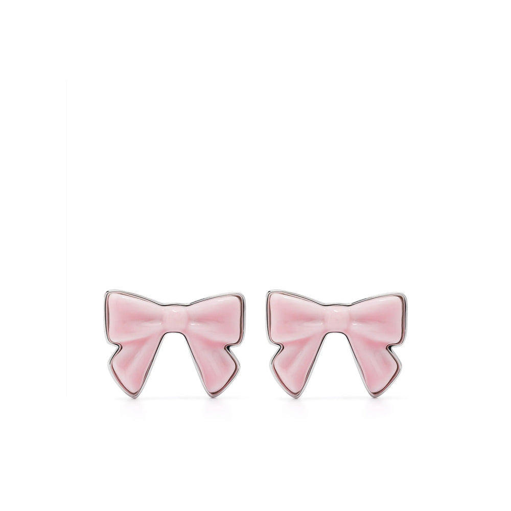 Shushu/Tong Earrings - Silver, Pink | Wanan Luxury