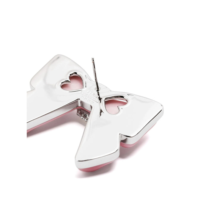 Shushu/Tong Earrings - Silver, Pink | Wanan Luxury