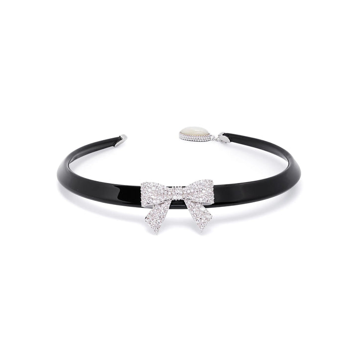 Shushu/Tong Necklaces - Silver, Black | Wanan Luxury