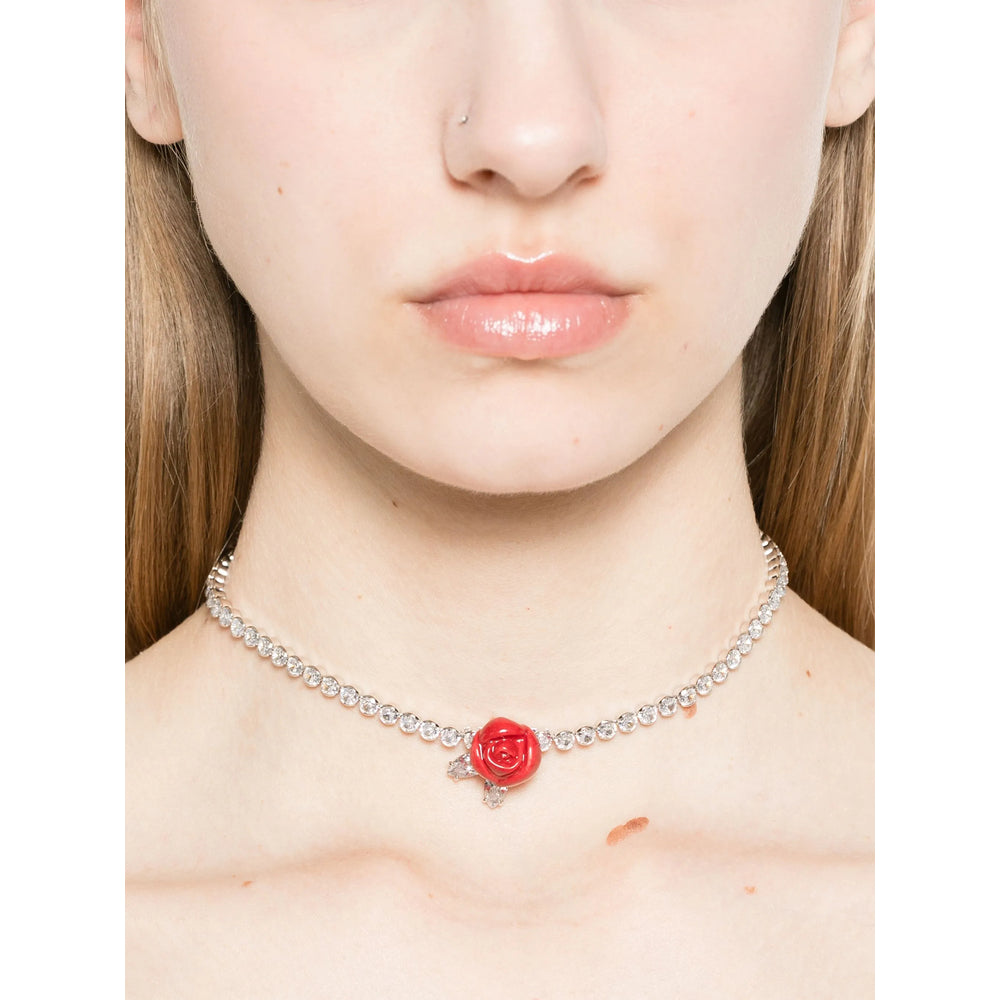 Shushu/Tong Necklaces - Silver, Red | Wanan Luxury