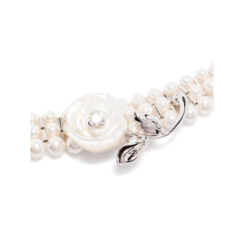 Shushu/Tong Necklaces - Silver, White | Wanan Luxury