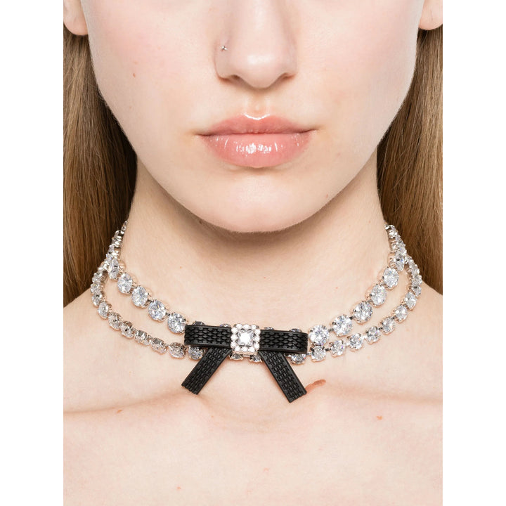 Shushu/Tong Necklaces - Silver, Black | Wanan Luxury