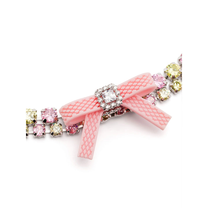 Shushu/Tong Necklaces - Silver, Pink | Wanan Luxury