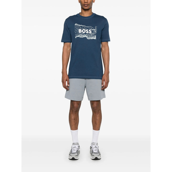 Boss T Shirts - Blue | Wanan Luxury