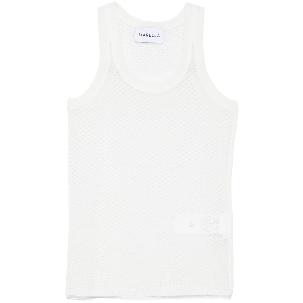 Marella Top - Bianco | Wanan Luxury
