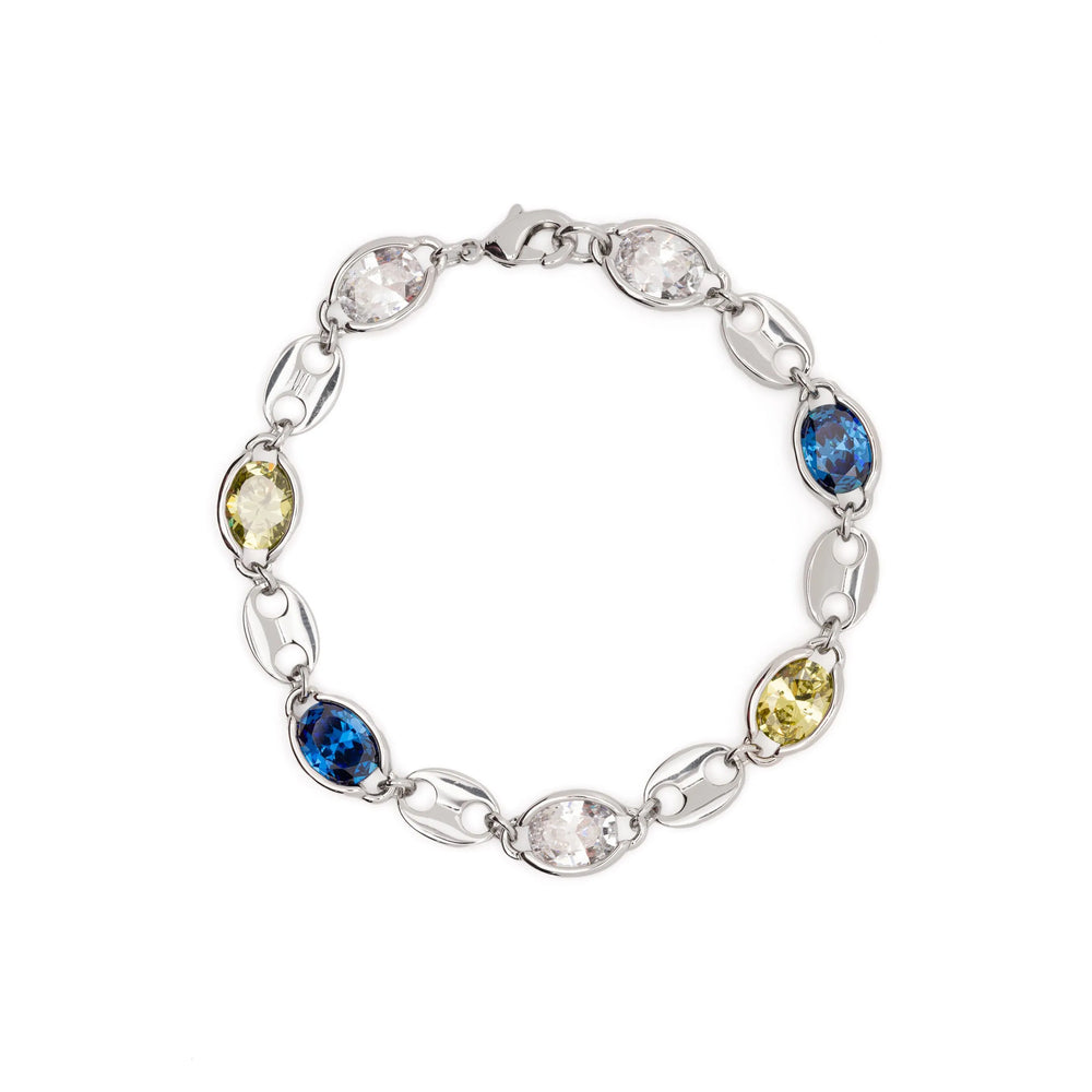 Darkai Bracciali - Argento, Blu | Wanan Luxury