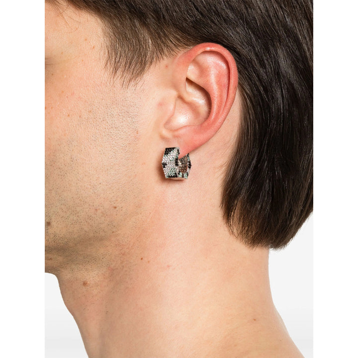 Darkai Orecchini - Argento, Nero | Wanan Luxury