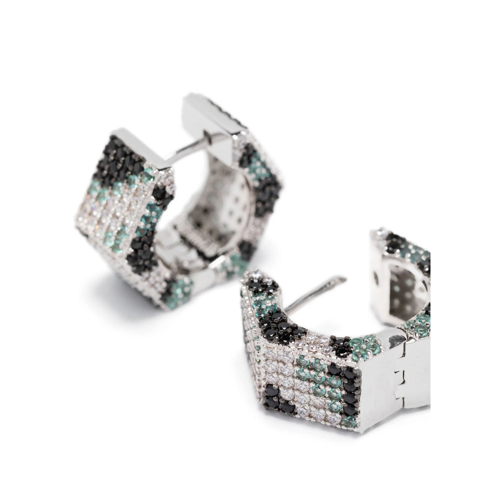 Darkai Orecchini - Argento, Nero | Wanan Luxury