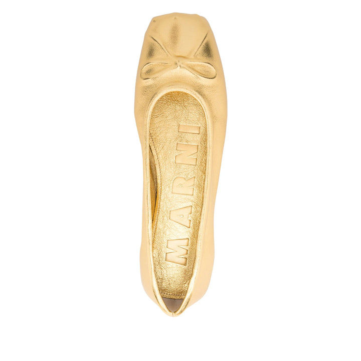 Marni Ballerine - Oro | Wanan Luxury