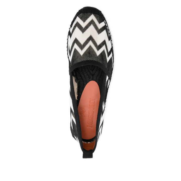 Missoni Espadrillas - Nero, Bianco | Wanan Luxury