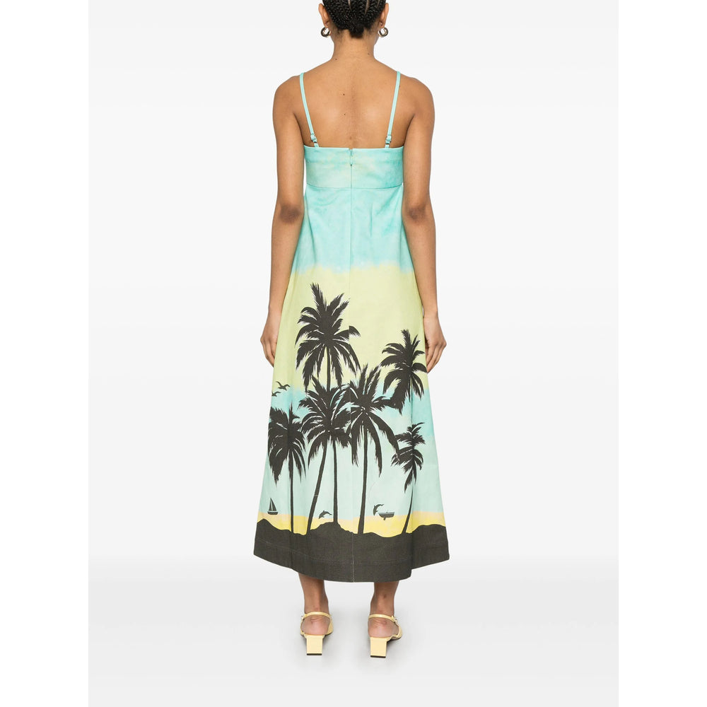 Alemais Abiti - Blu, Marrone | Wanan Luxury