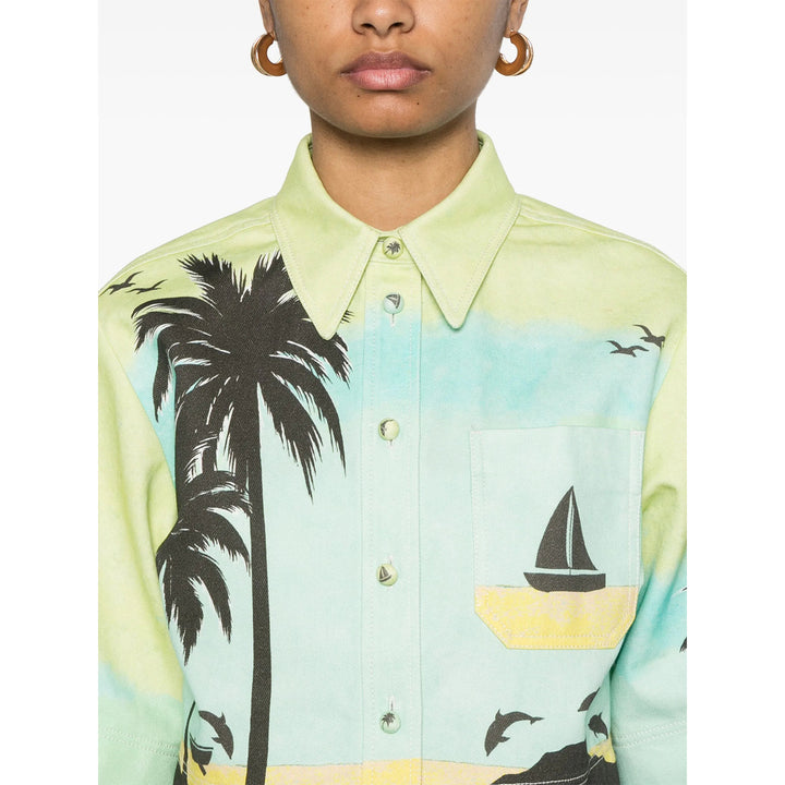 Alemais Giacche - Verde, Marrone | Wanan Luxury