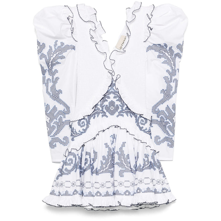 Alemais Abiti - Bianco, Blu | Wanan Luxury