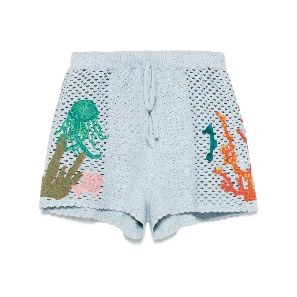 Alemais Shorts - Blue | Wanan Luxury