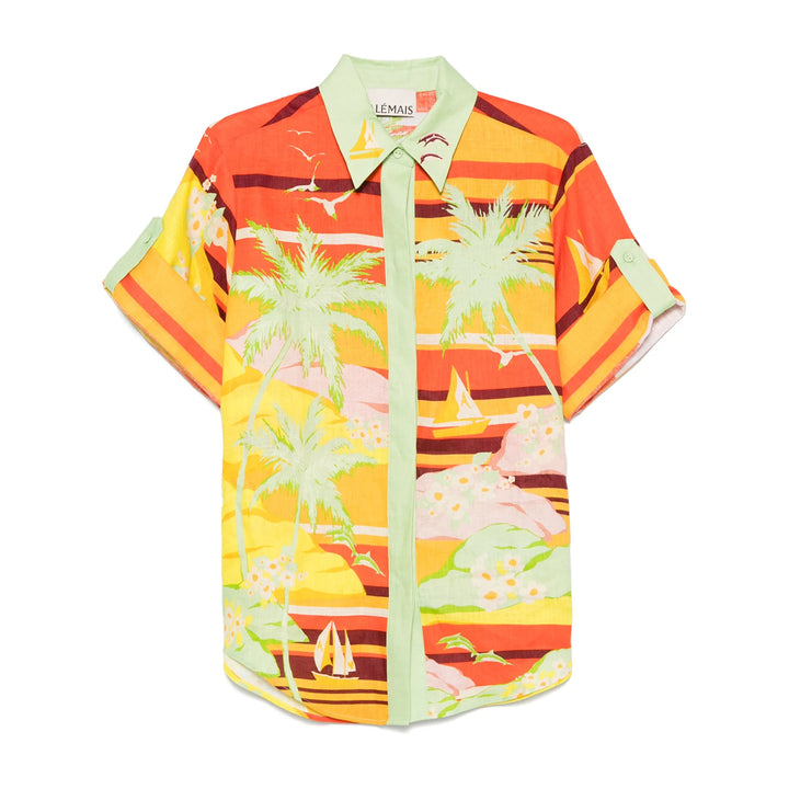 Alemais Camicie - Verde | Wanan Luxury