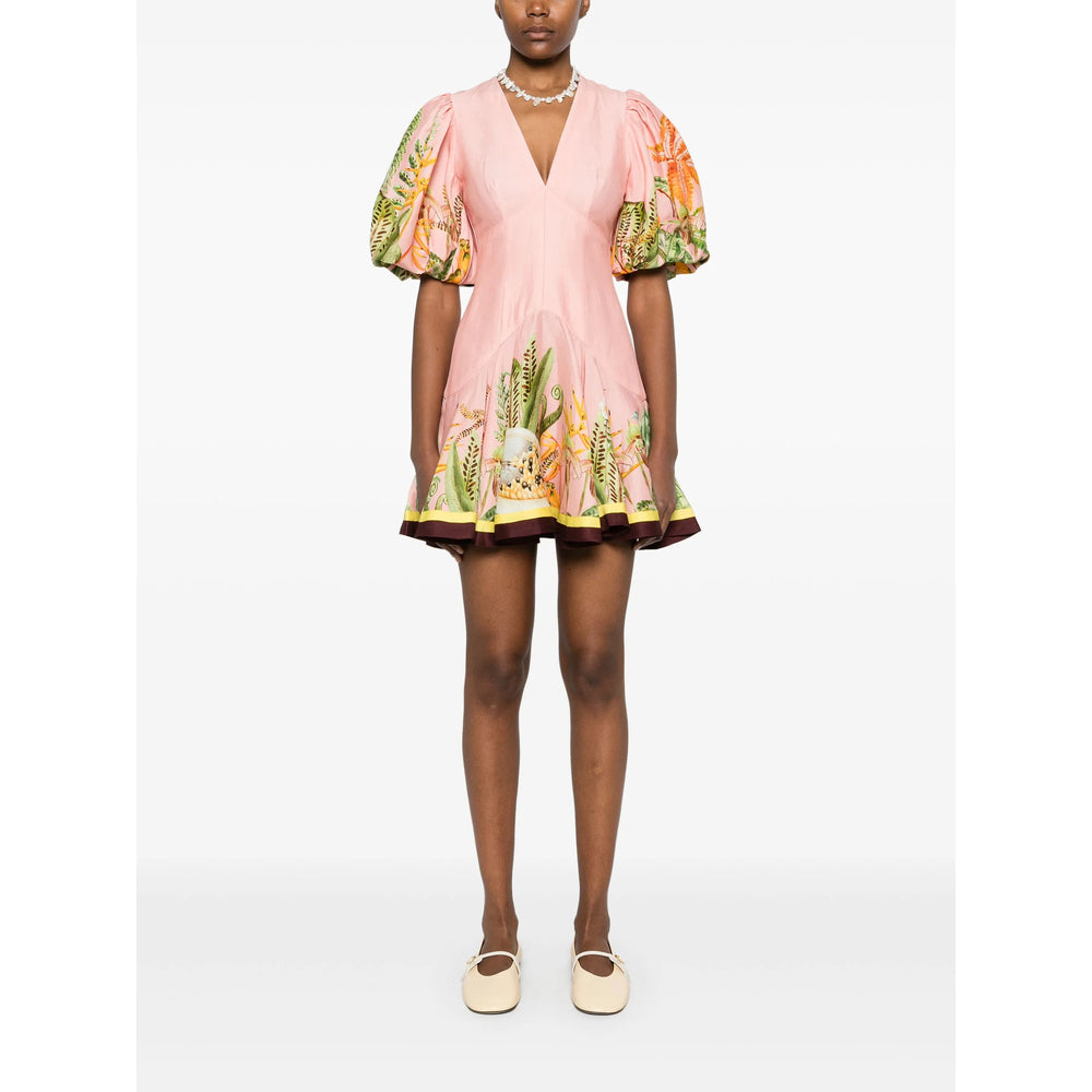 Alemais Abiti - Rosa, Verde | Wanan Luxury