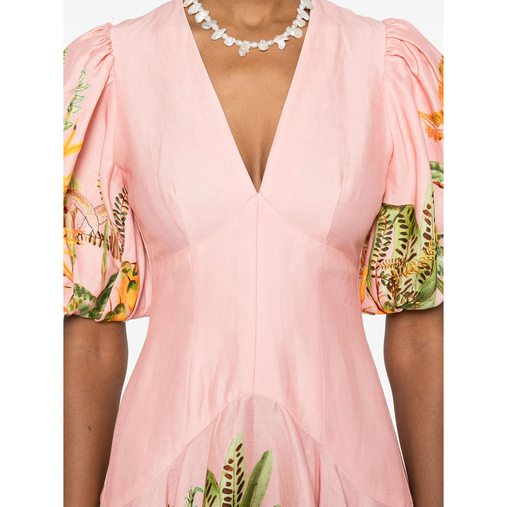 Alemais Abiti - Rosa, Verde | Wanan Luxury