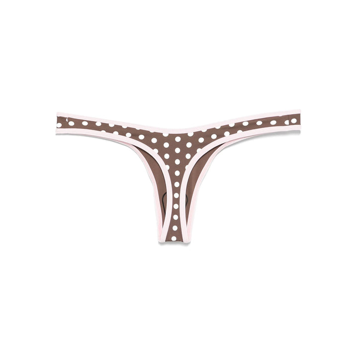 Frankies Bikinis Nylon Beachwear - Brown, White | Wanan Luxury