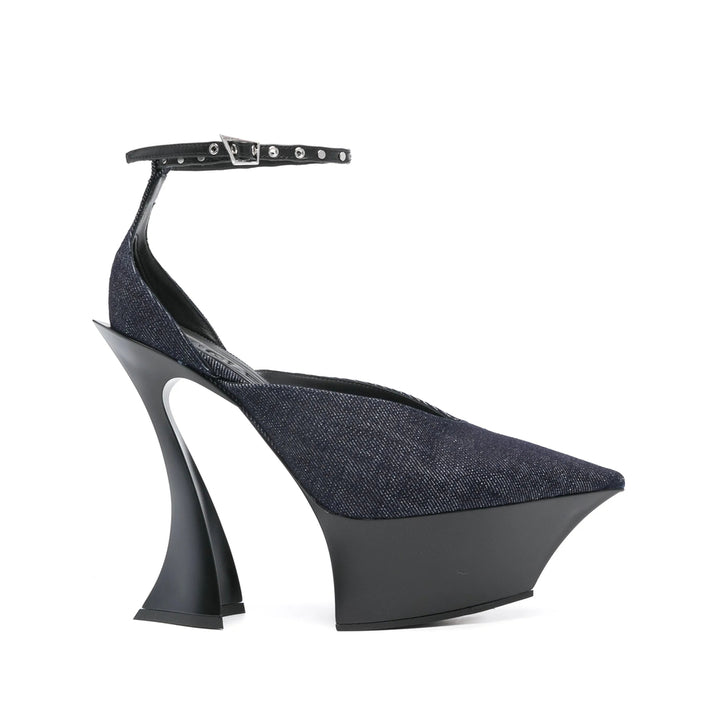 Mugler Shoes - Blue, Black | Wanan Luxury
