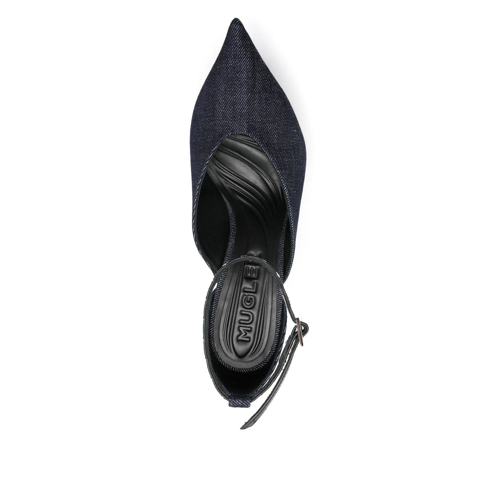 Mugler Shoes - Blue, Black | Wanan Luxury