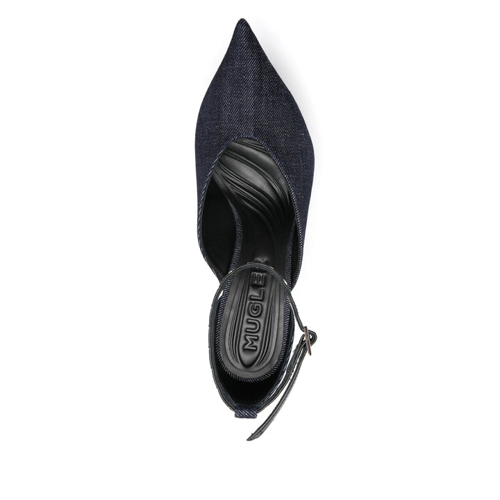 Mugler Shoes - Blue, Black | Wanan Luxury