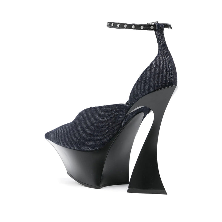 Mugler Shoes - Blue, Black | Wanan Luxury