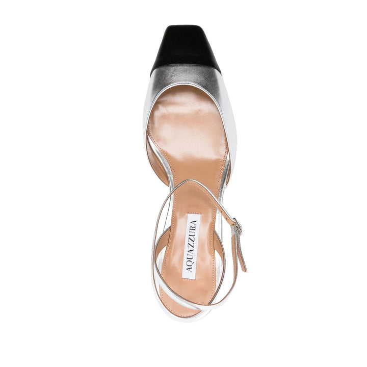 Aquazzura Decollete - Argento, Nero | Wanan Luxury