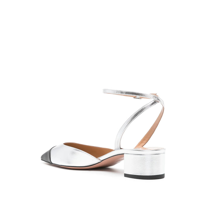 Aquazzura Decollete - Argento, Nero | Wanan Luxury