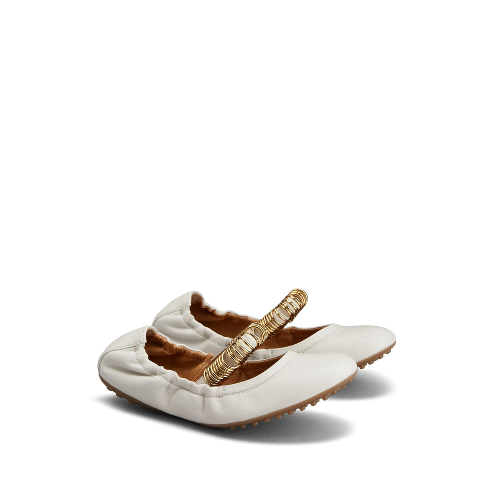 Tod'S Neutral Ballet Flats - Neutral | Wanan Luxury