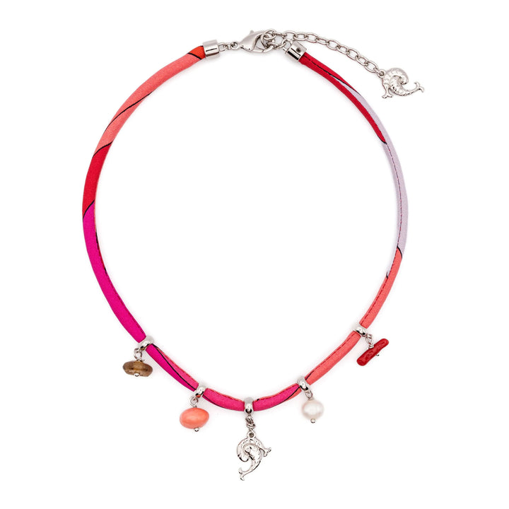 Pucci Necklaces - Silver, Pink | Wanan Luxury