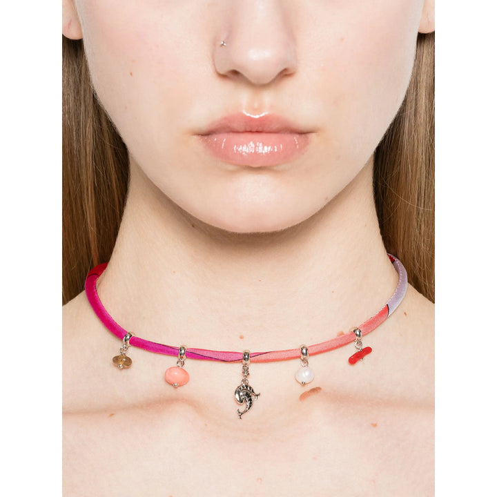 Pucci Necklaces - Silver, Pink | Wanan Luxury