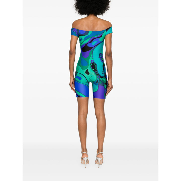 Pucci Jumpsuits - Blue, Green | Wanan Luxury