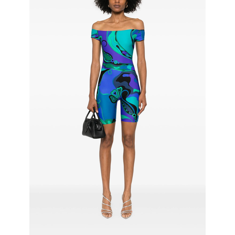 Pucci Jumpsuits - Blue, Green | Wanan Luxury
